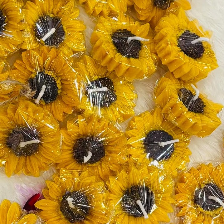 Sunflower Candle