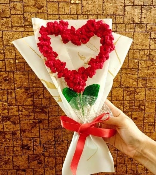 Red Heart Bouquet