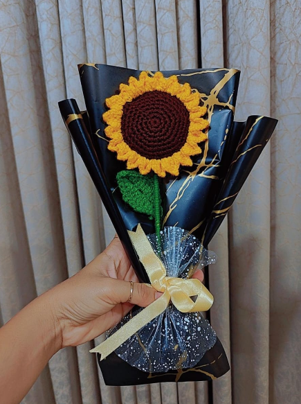 Single Sunflower Bouquet
