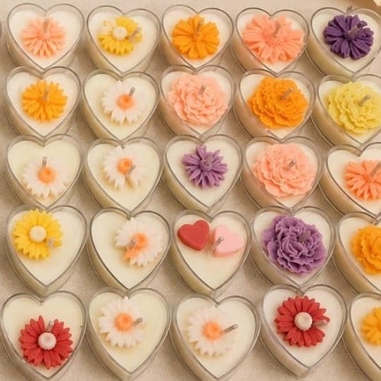Heart Shaped Cup Candle